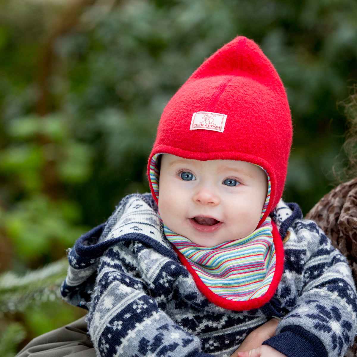 Pickapooh Kinder Mütze Flora kbT-Merino Wollfleece