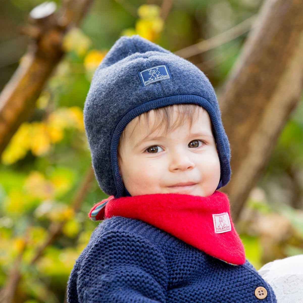 Pickapooh Kinder Mütze Flora kbT-Merino Wollfleece