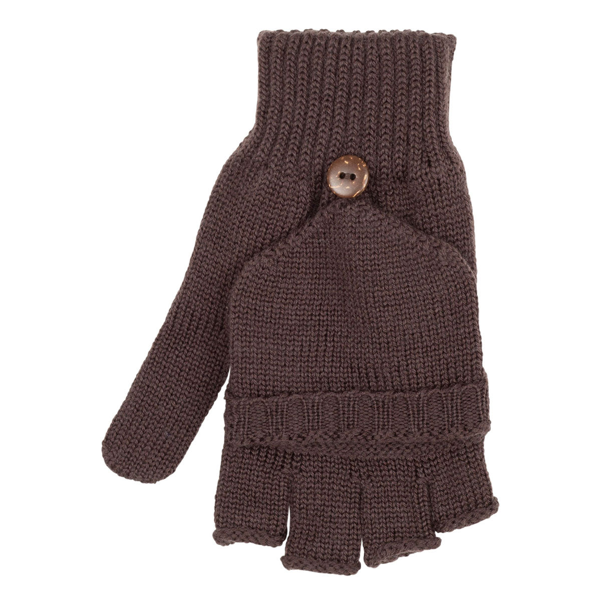 Pure Pure Halbfinger Handschuhe Merino Schurwolle