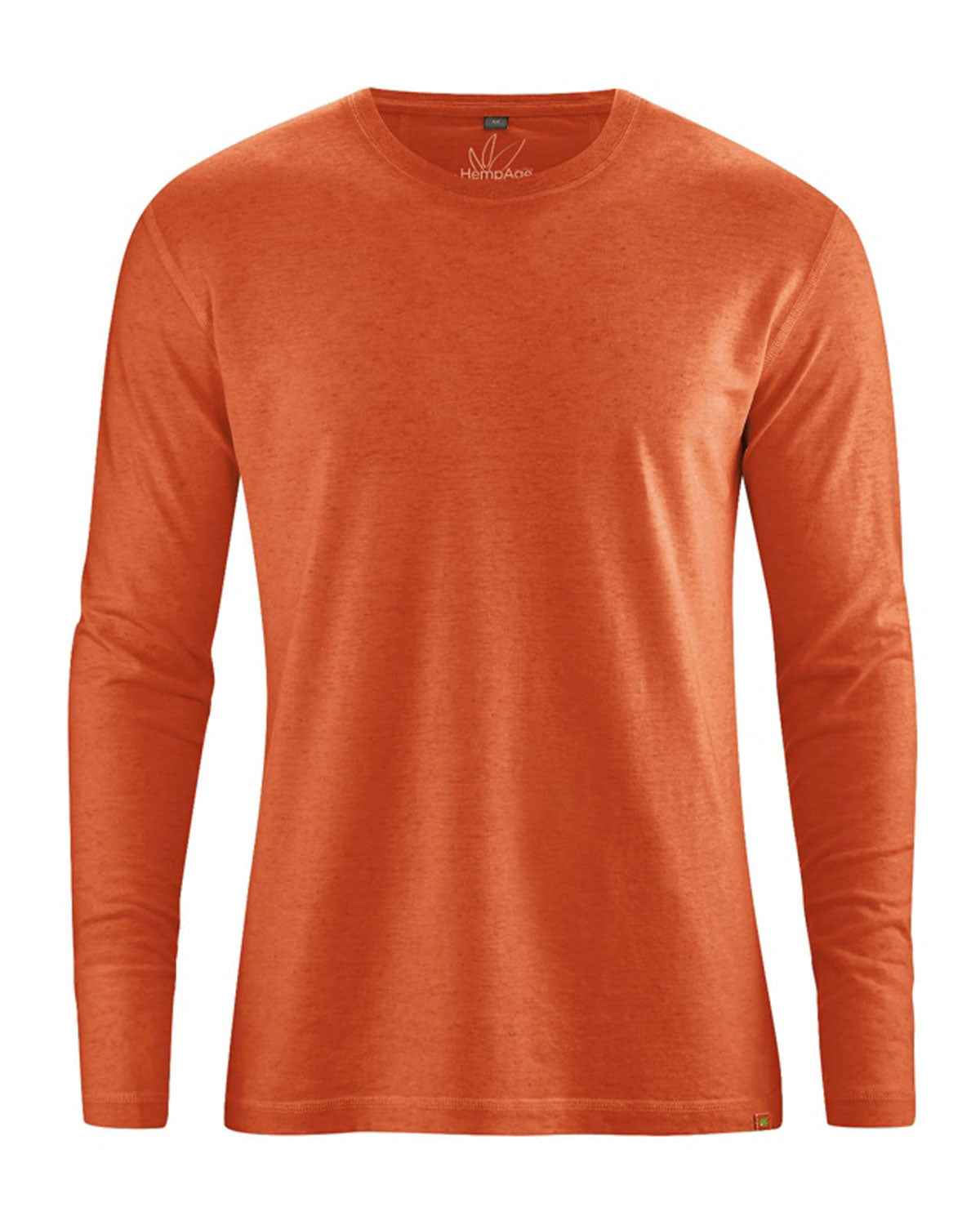 Hempage Herren Basic Shirt Hanf Bio Baumwolle