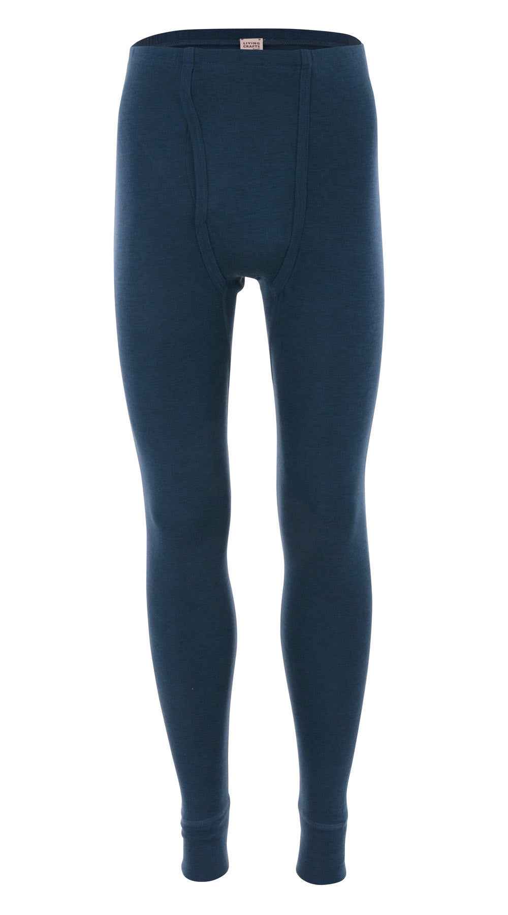Living Crafts Herren Unterhose Lang Wolle Seide