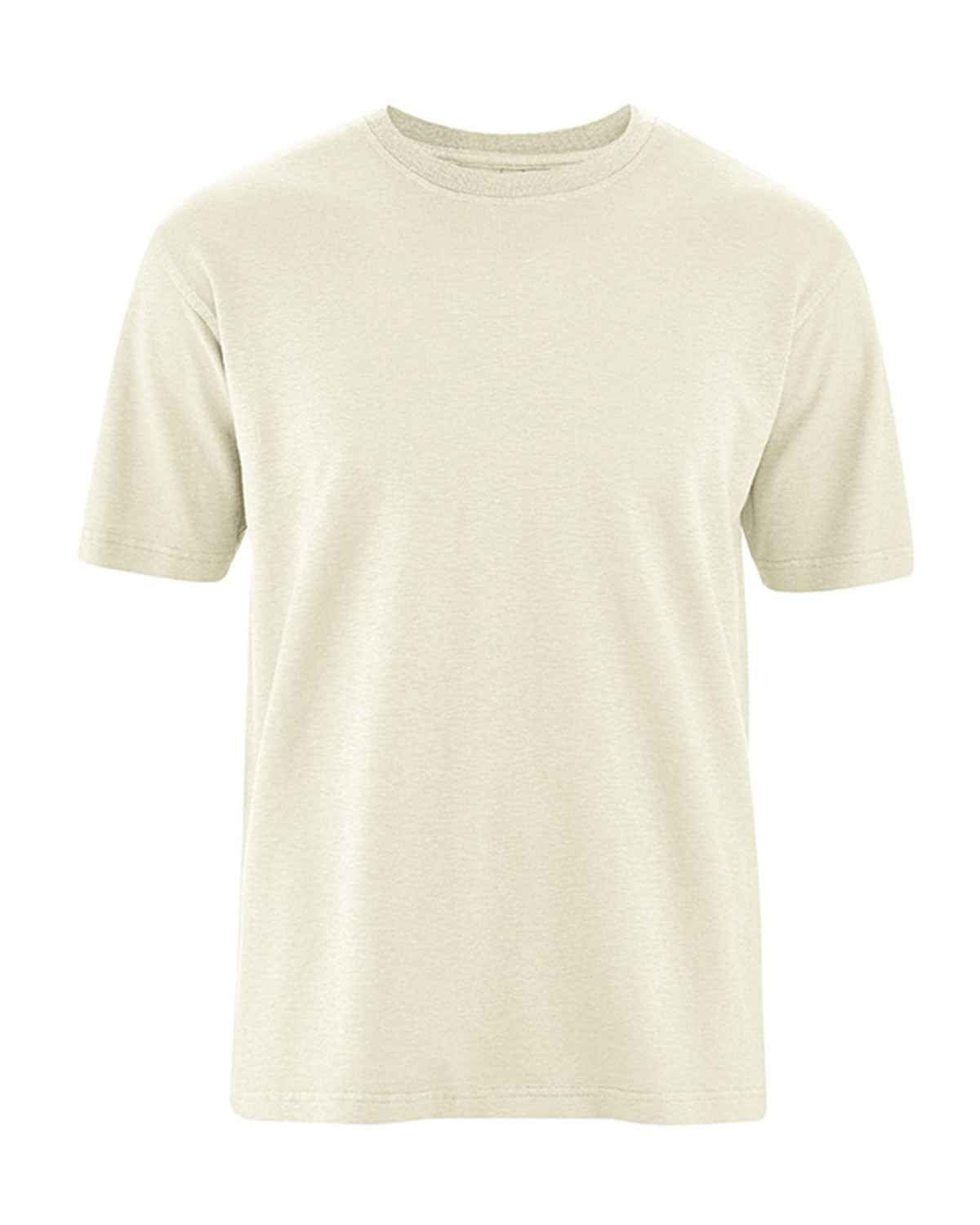 Hempage Herren T-Shirt Basic Hanf Bio Baumwolle