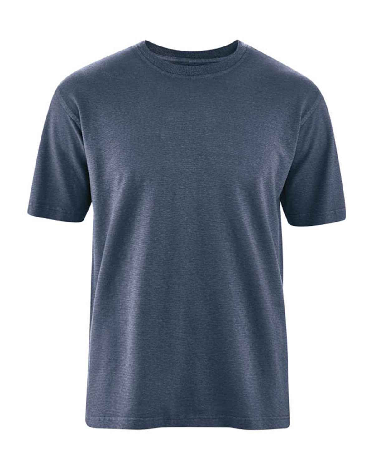 Hempage Herren T-Shirt Basic Hanf Bio Baumwolle