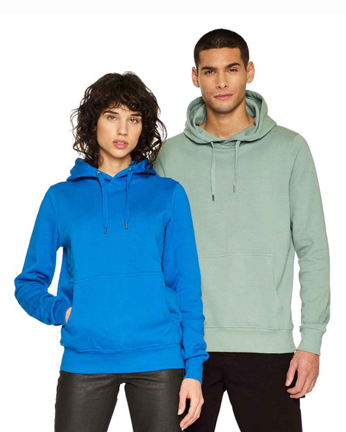 Unisex Pullover Hoodie Kängurutasche Bio Baumwolle
