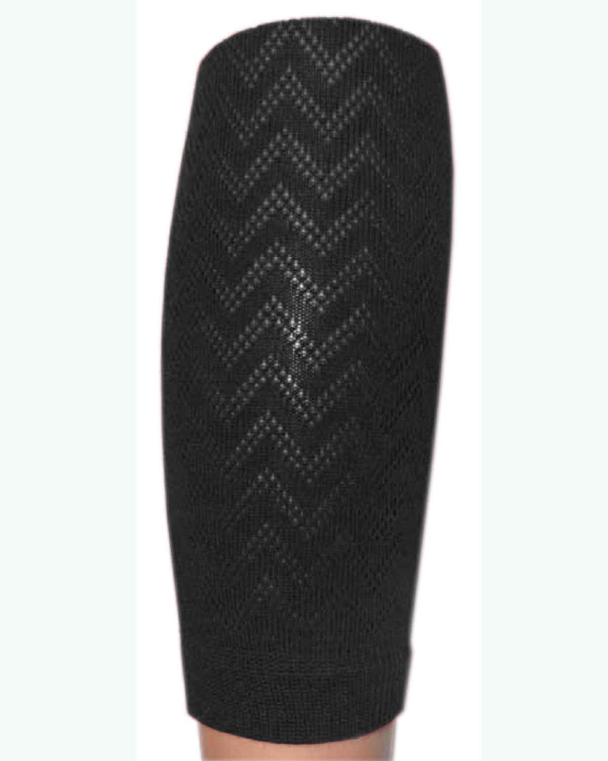 Damen Legging Uni Filet-Musterung Bio Baumwolle Elasthan