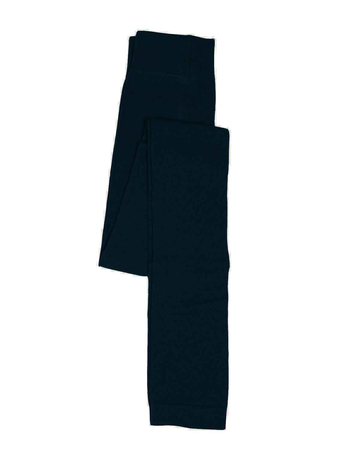 Damen Legging Uni Filet-Musterung Bio Baumwolle Elasthan