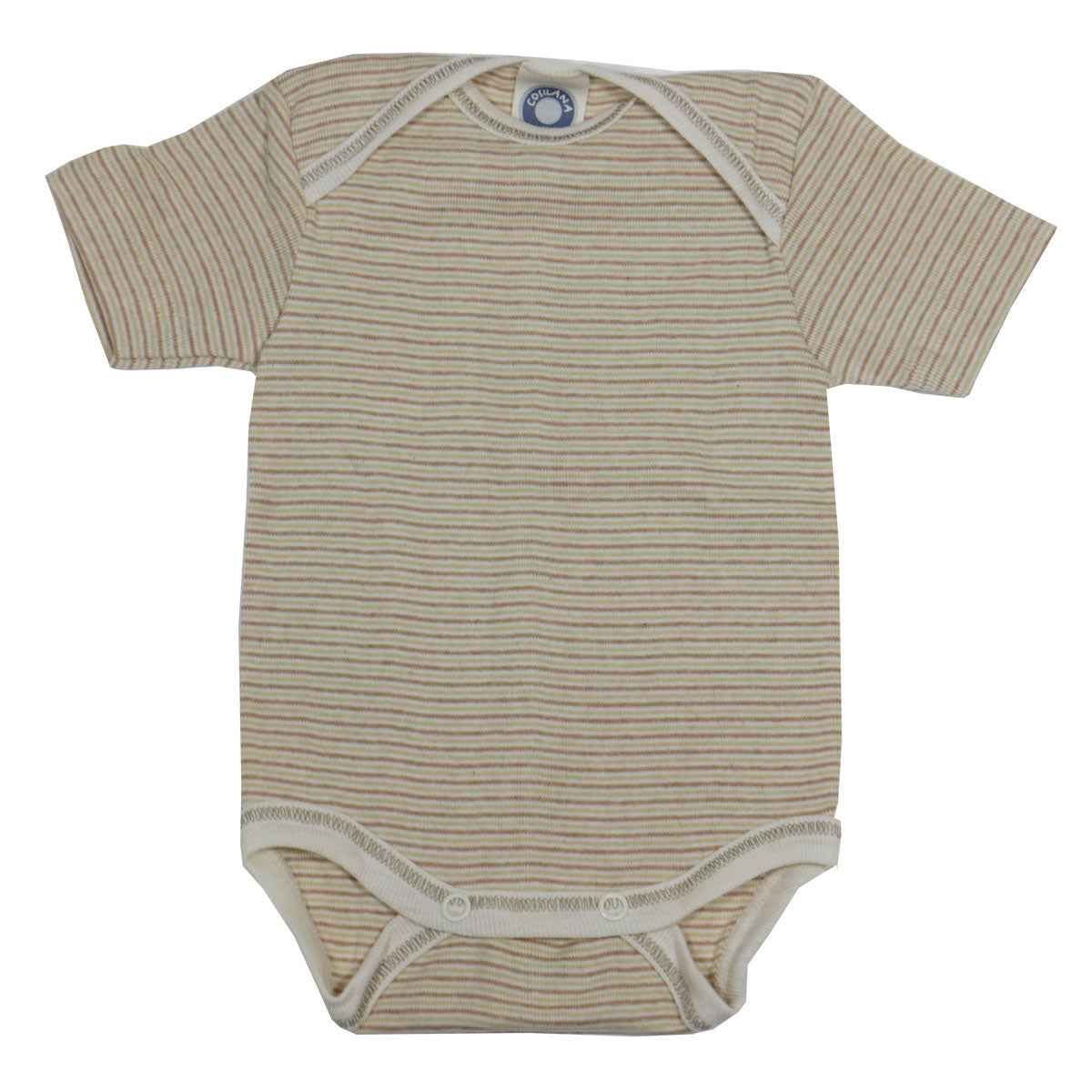 Cosilana Kurzarm Baby Body Baumwolle (Bio) ohne Farbe