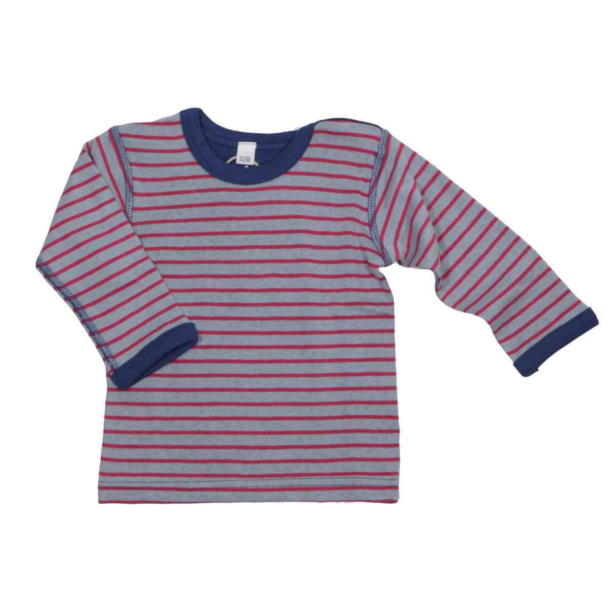 Leela Cotton Baby und Kind Wendelangarmshirt Dunkelblau