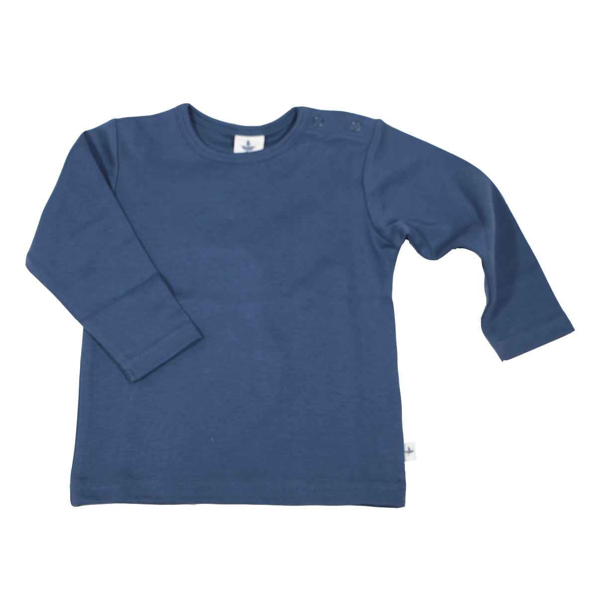 Leela Cotton Langarmshirt uni Bio Baumwolle