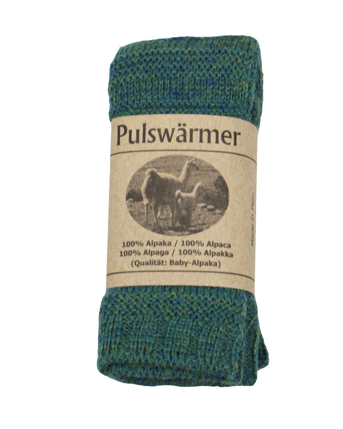 Strick-Pulswärmer Alpaka mit Daumenloch