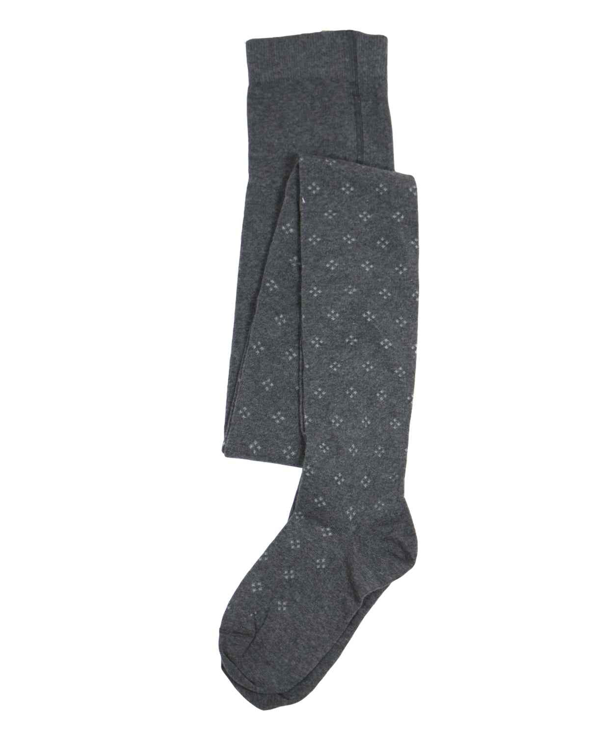 Damen Strumpfhose Rhombenmuster Bio Baumwolle