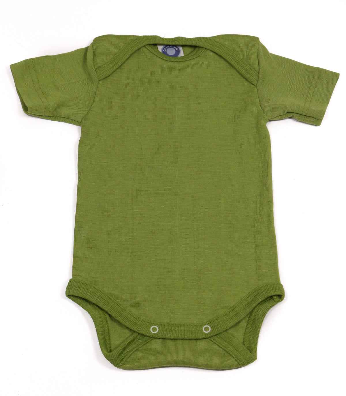 Cosilana Baby Body Kurzarm Uni Wolle Seide