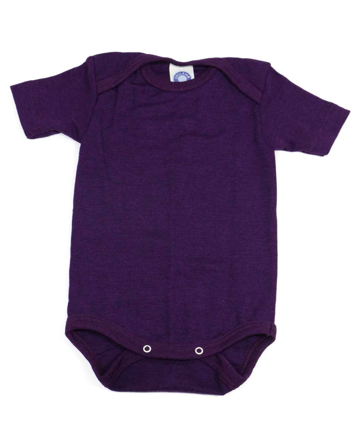 Cosilana Baby Body Kurzarm Uni Wolle Seide