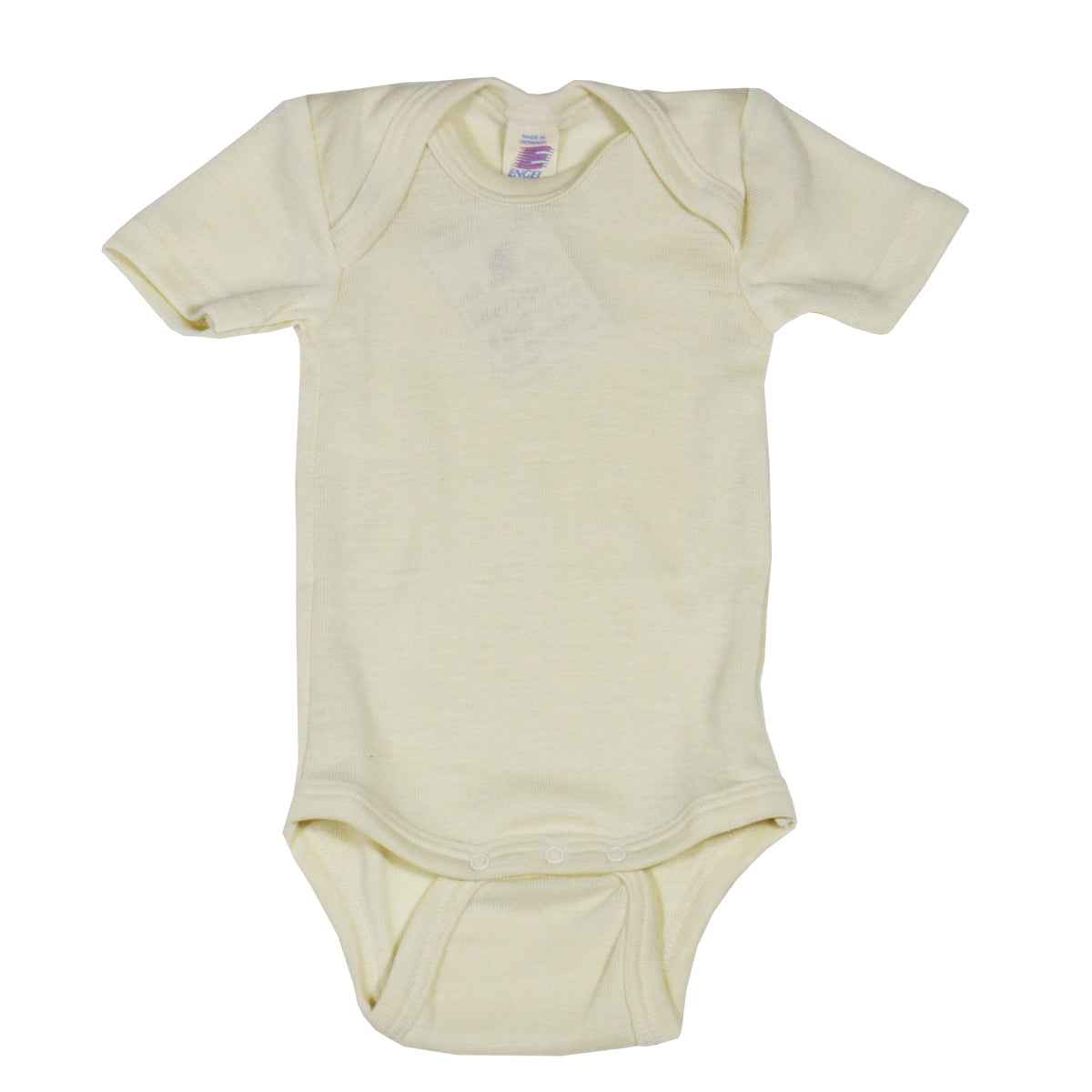 Engel Natur Baby-Body Kurzarm Wolle Seide