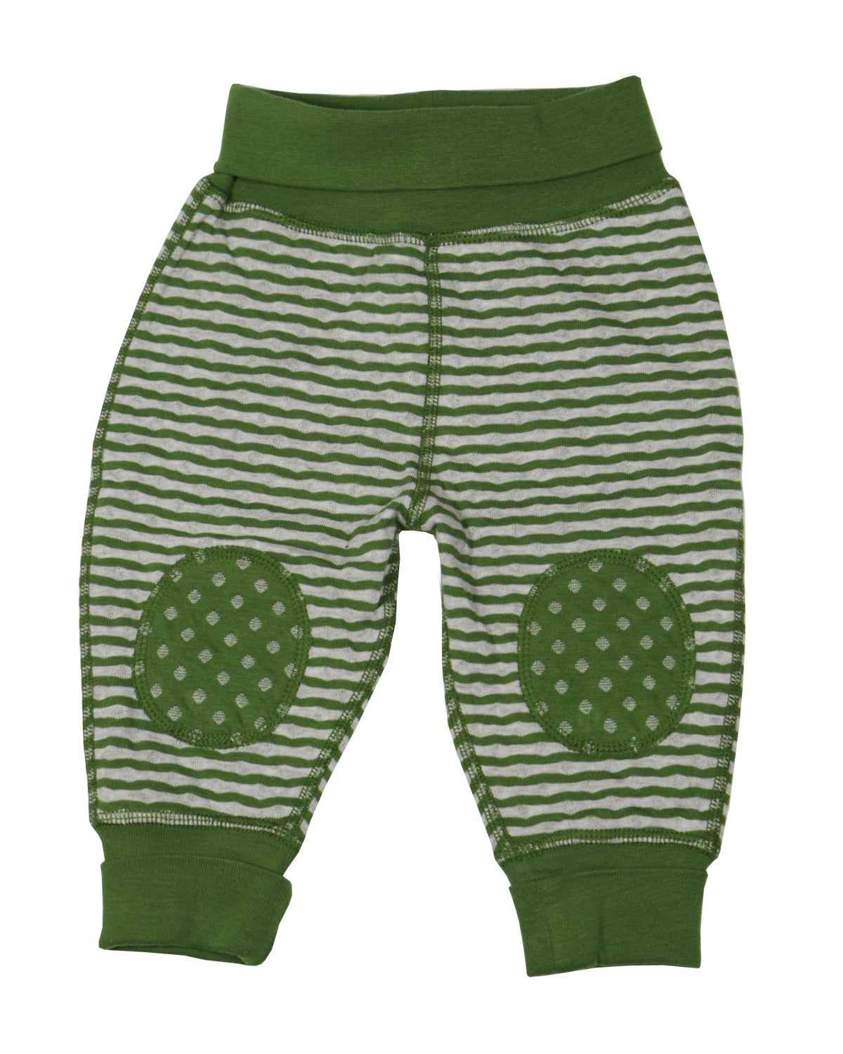Baby Wendehose "Weserstrand"" Baumwolle (Bio), waldgrün-beige