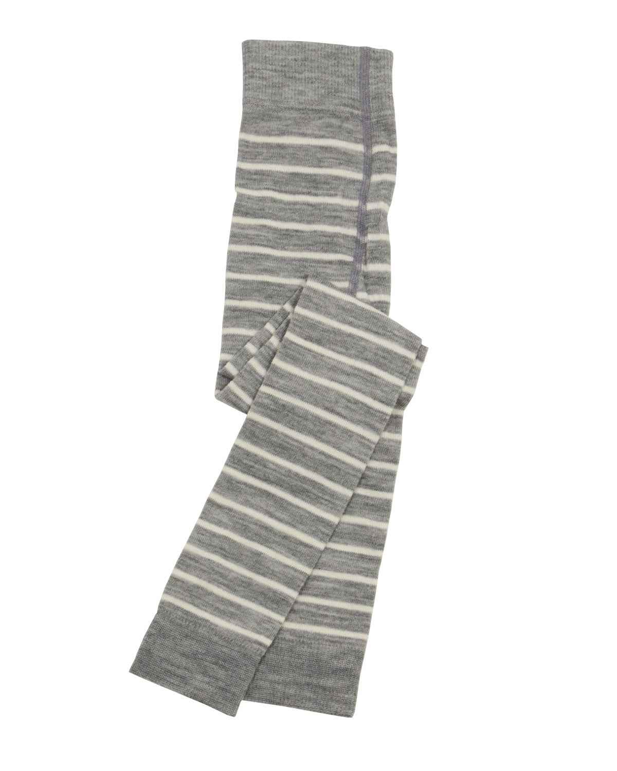 Kinder Leggings geringelt Schurwolle Baumwolle mit Elasthan
