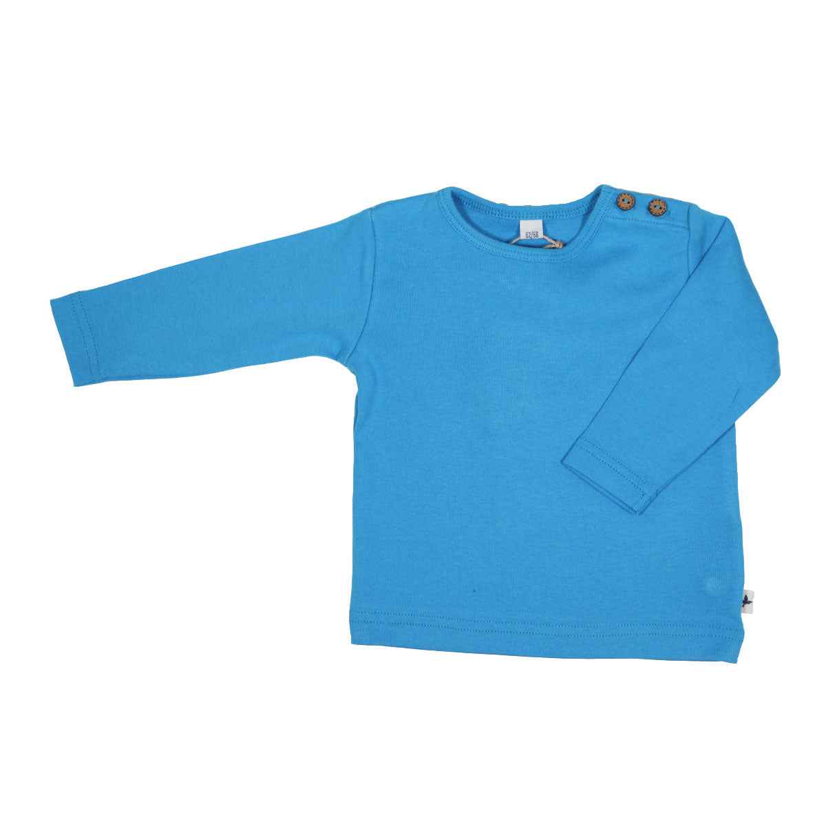 Leela Cotton Langarmshirt uni Bio Baumwolle