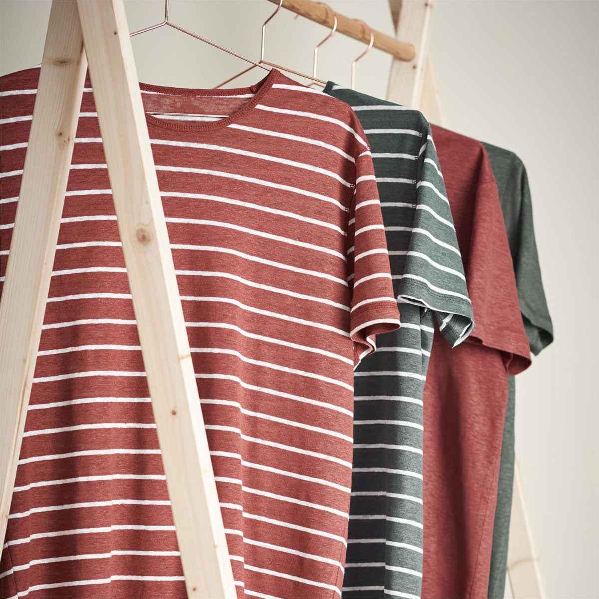 Living Crafts Herren T-Shirt Bio Leinen