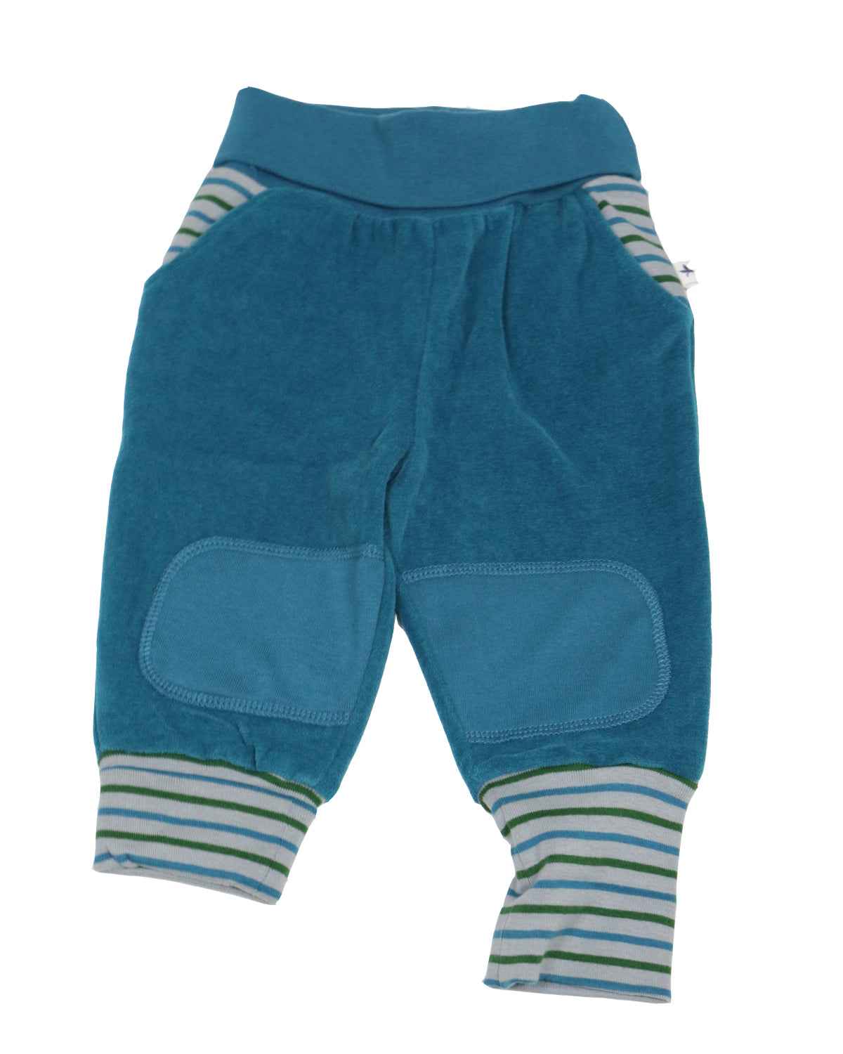 Baby Nickyhose Bio Baumwolle , Farbe ozeanblau
