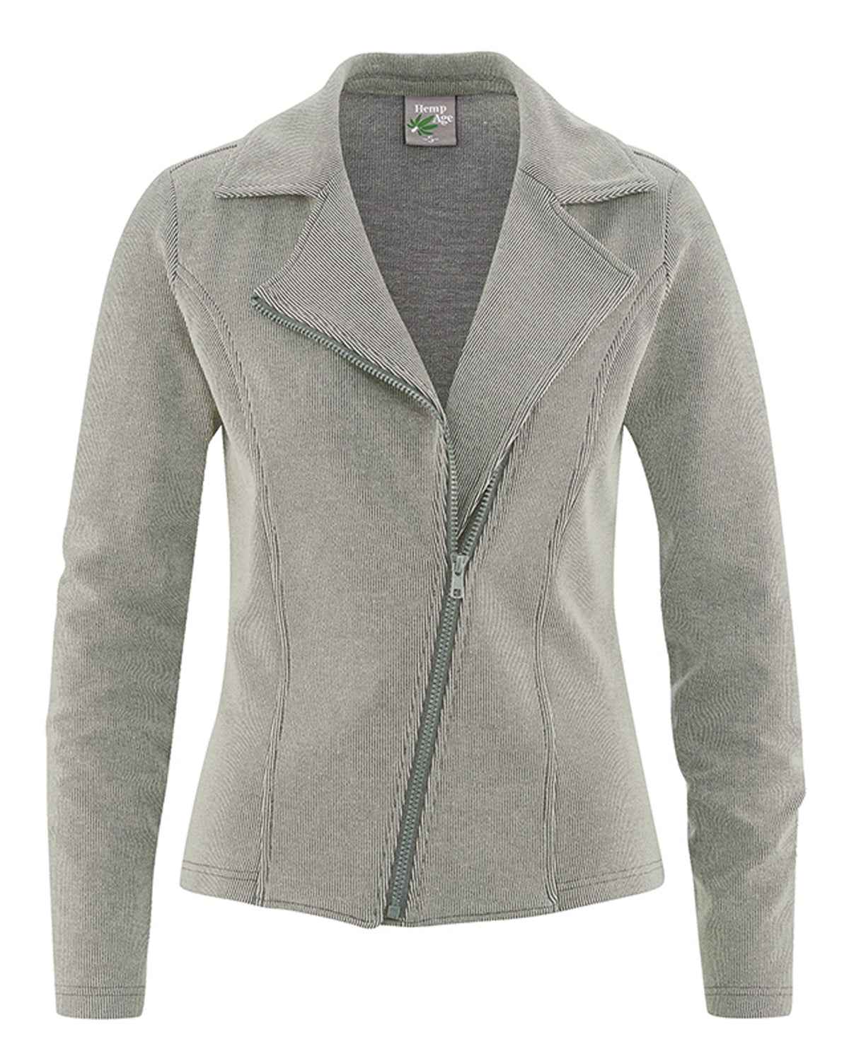 Hempage Bikerjacke Bio Baumwolle Hanf Elasthan