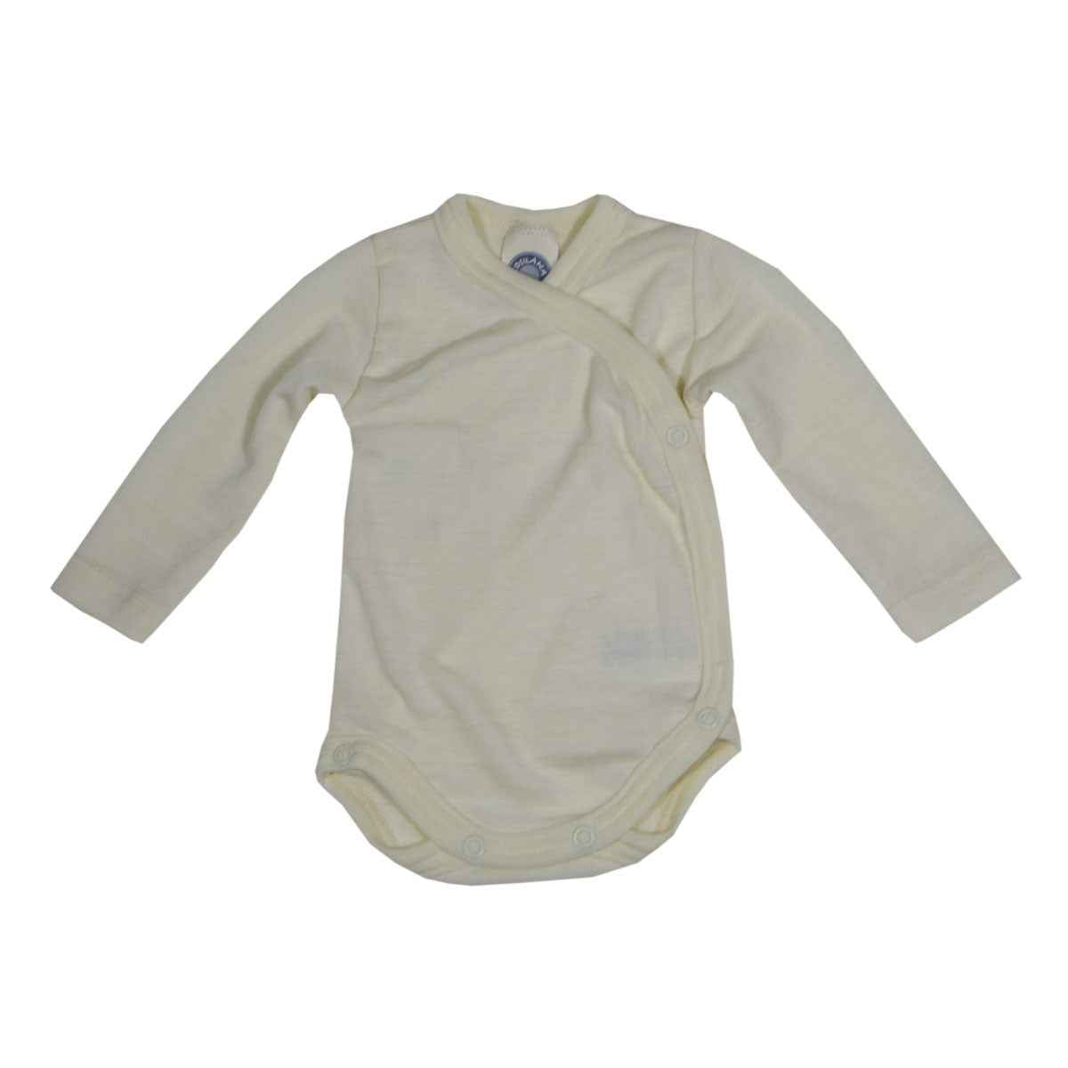 Cosilana Baby Wickelbody Langarm Wolle Seide