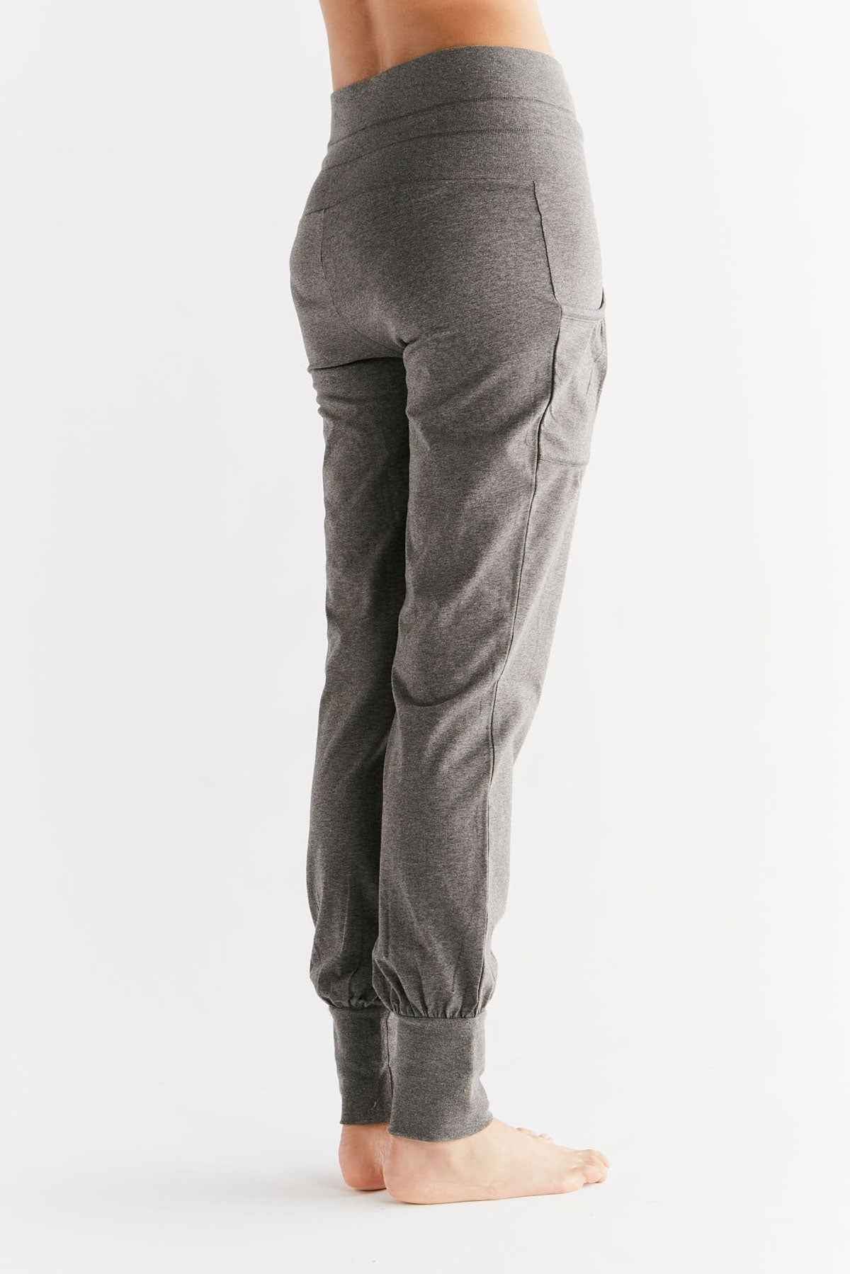 Leela Cotton Yogahose mit Umschlagbund Bio Baumwolle Elasthan