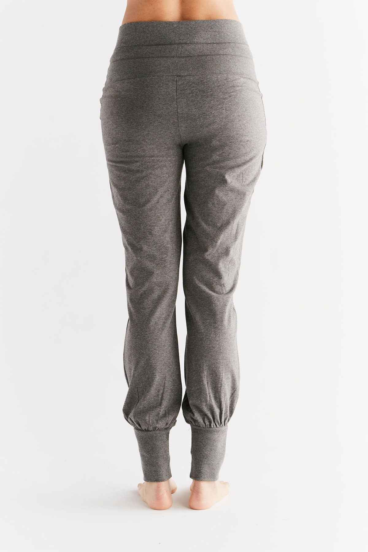 Leela Cotton Yogahose mit Umschlagbund Bio Baumwolle Elasthan