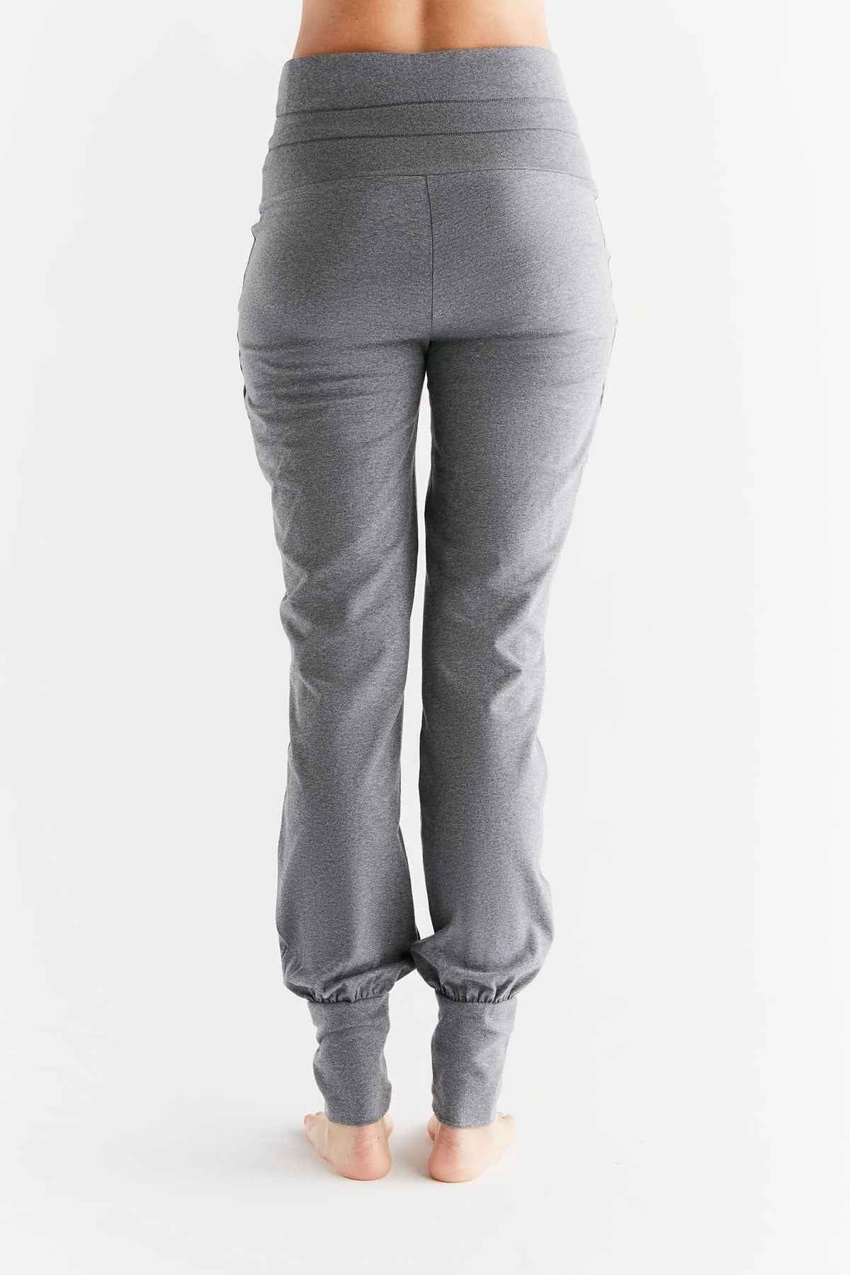 Leela Cotton Yogahose mit Umschlagbund Bio Baumwolle Elasthan
