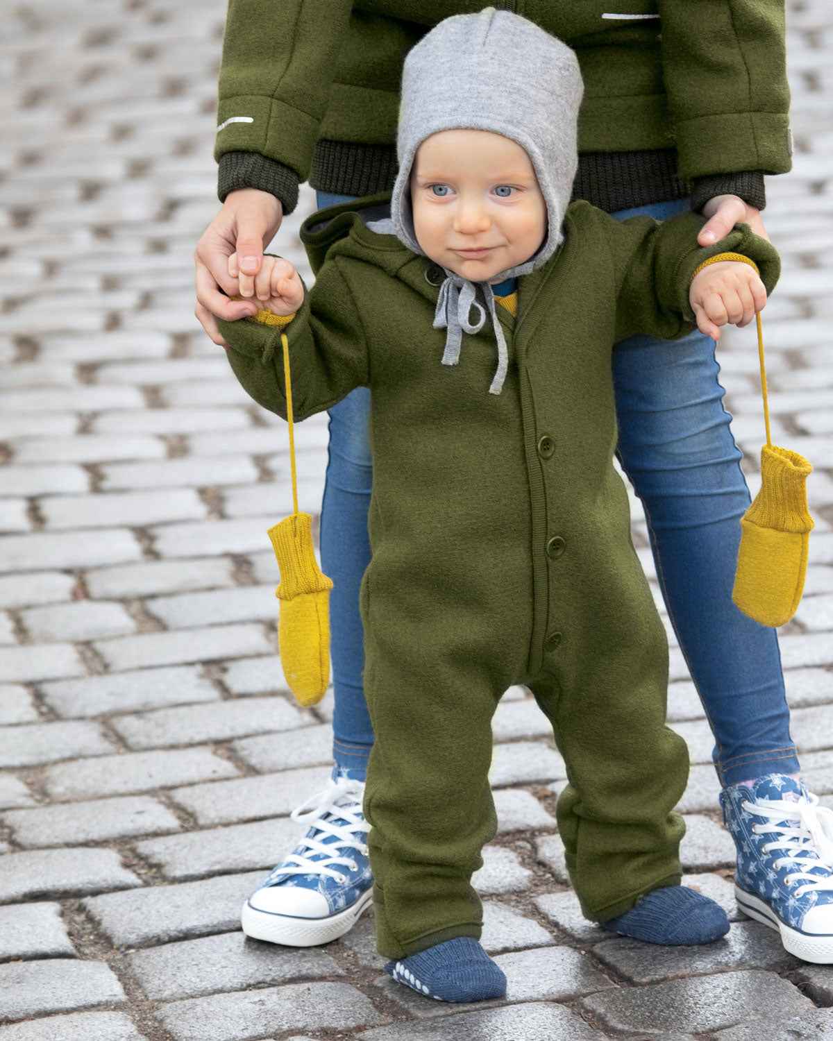 Disana Baby Walk Overall Schurwolle kbT-Merinowolle