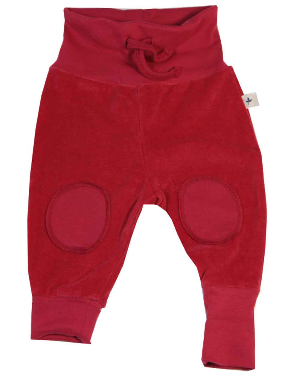 Leela Cotton Baby Nickyhose mit Bündchen Farbe rot