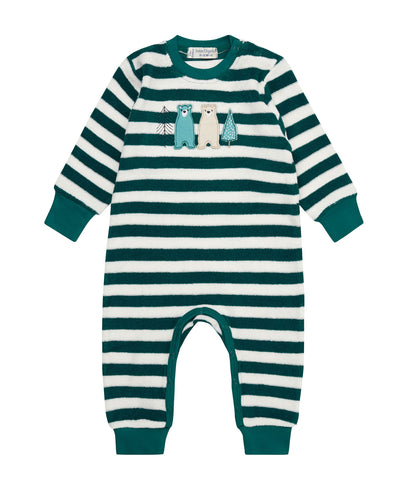 Sense Organics Baby Frottee Overall Bio Baumwolle Bären Applikation