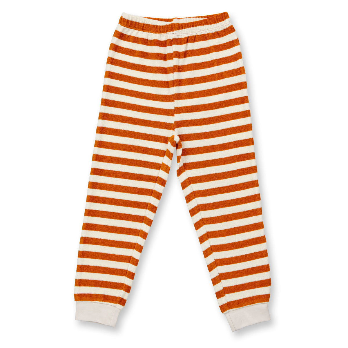 Sense Organics Frottee Kinder Ringel Schlafanzug Bio Baumwolle