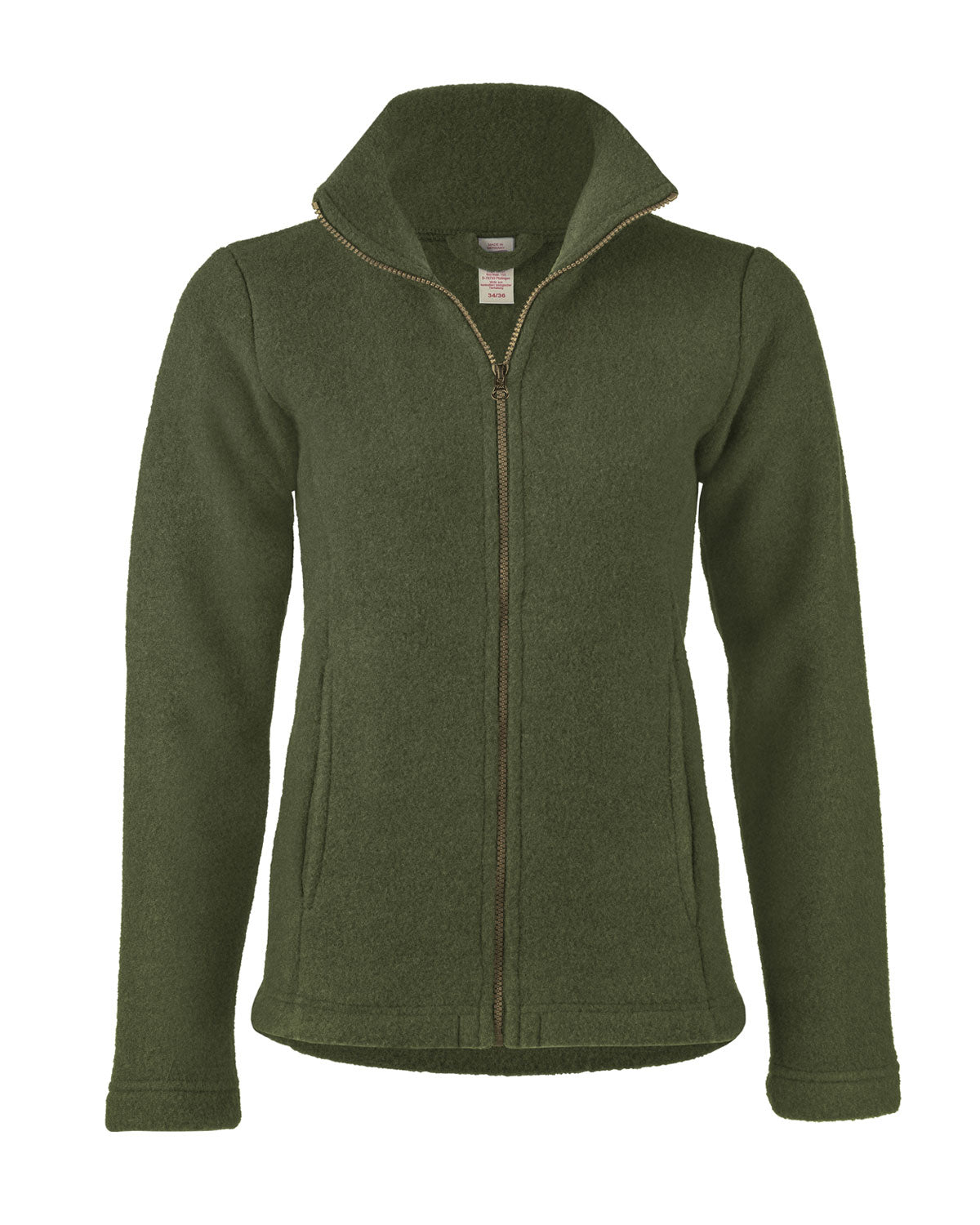 Engel Damen Fleece-Jacke mit Reißverschluss kbT Schurwolle