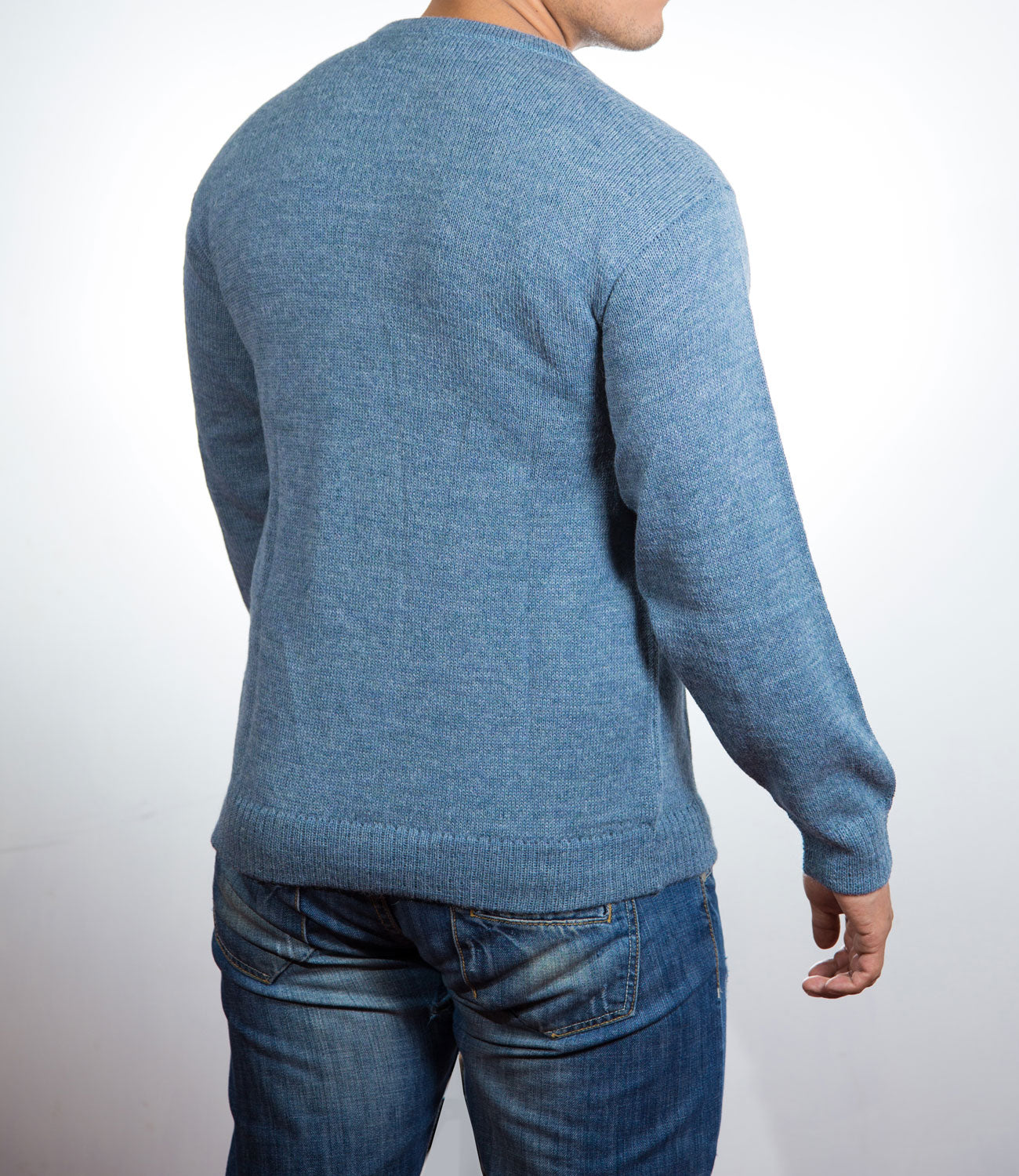 Chompas Rundhals-Pullover Alpaka Wolle