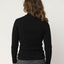 Mela Damen Bio Baumwolle Strickpullover mit Mockneck