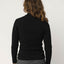 Damen Bio Baumwolle Strickpullover mit Mockneck