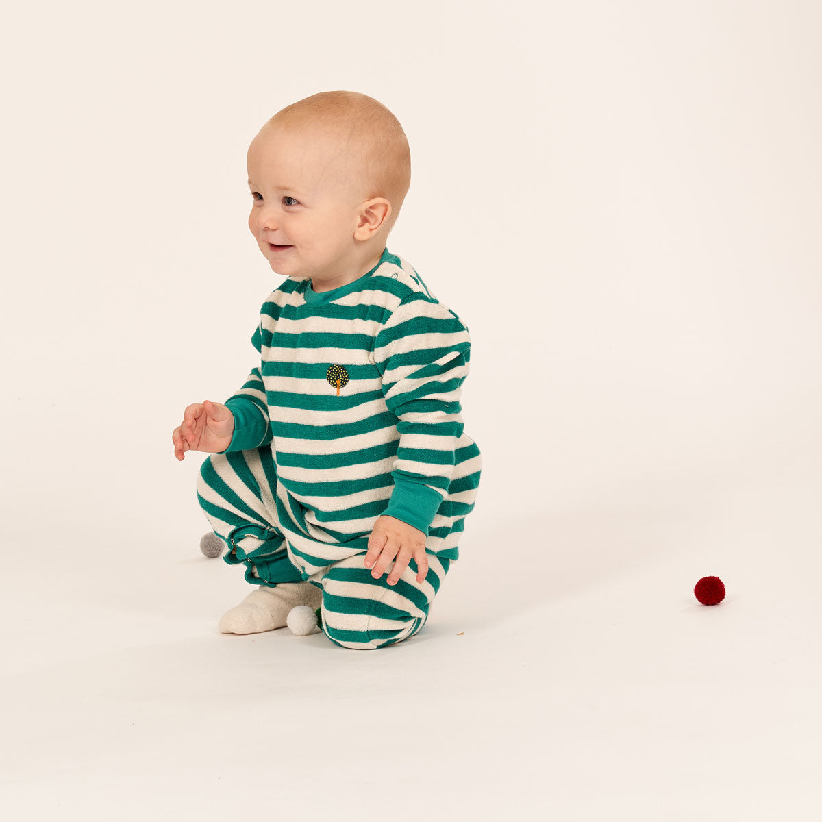 Babystrampler Overall Frottee Bio-Baumwolle