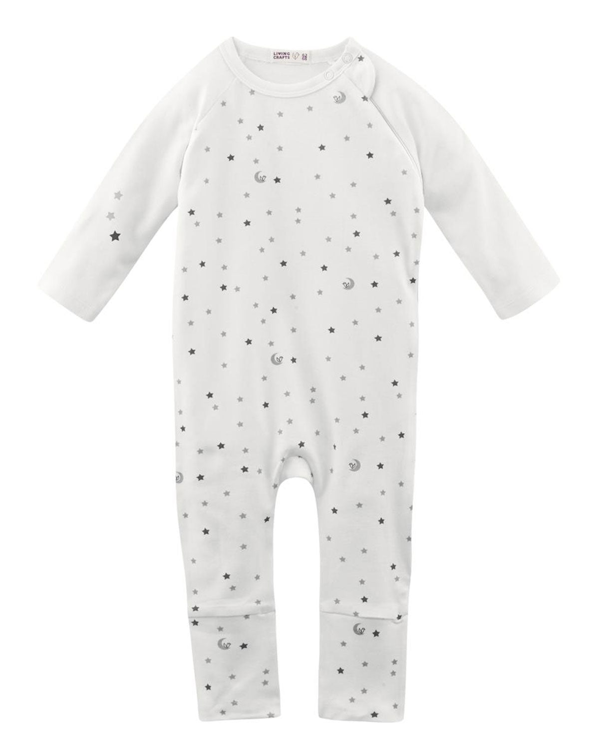 Baby Schlafanzug mit Umschlagbündchen Bio Baumwolle