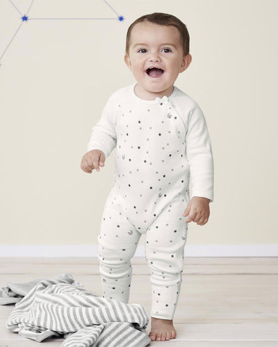 Baby Schlafanzug mit Umschlagbündchen Bio Baumwolle