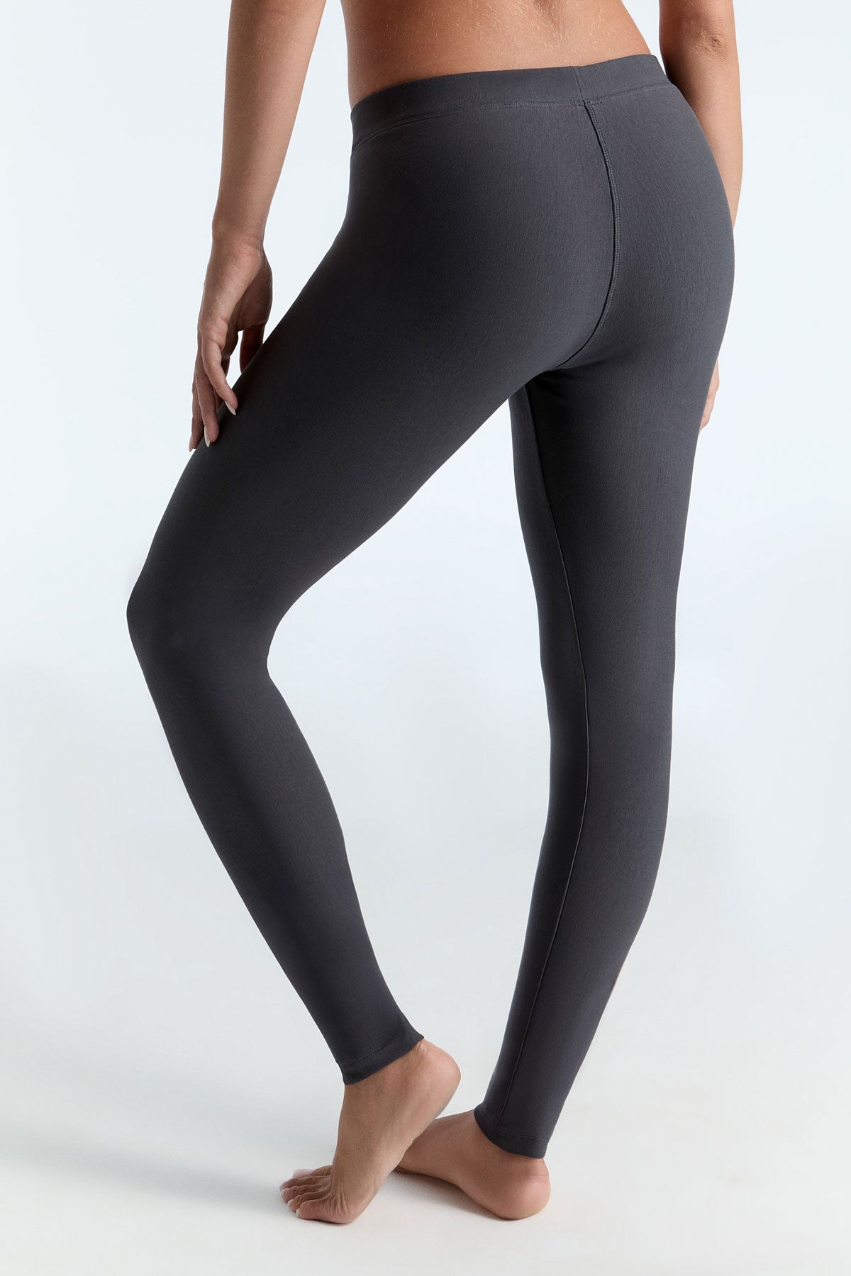 Damen Winter Leggings Bio Baumwolle mit Elasthan