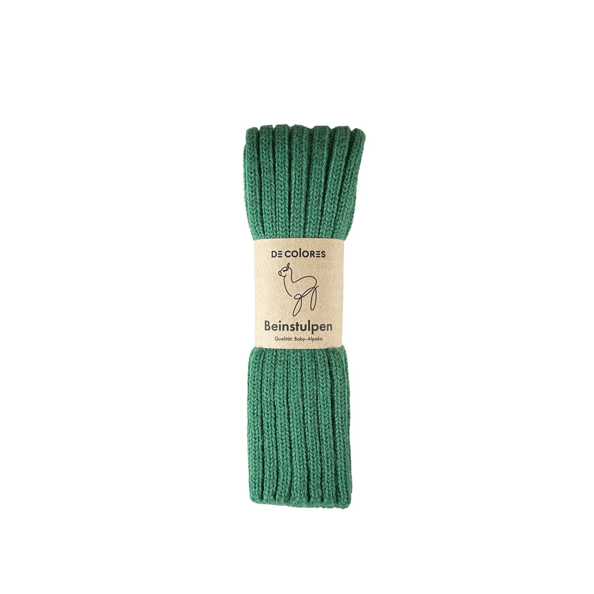 Alpaka Unisex Beinstulpen Rippstrick