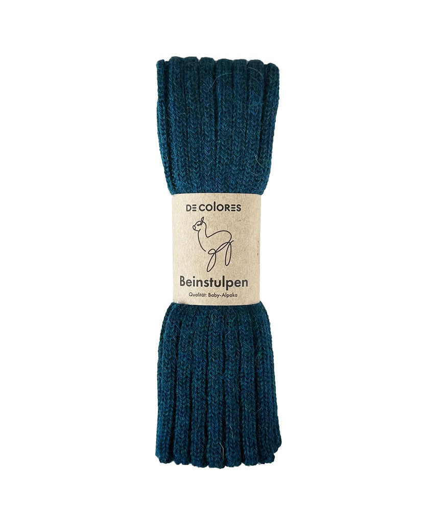 Alpaka Unisex Beinstulpen Rippstrick