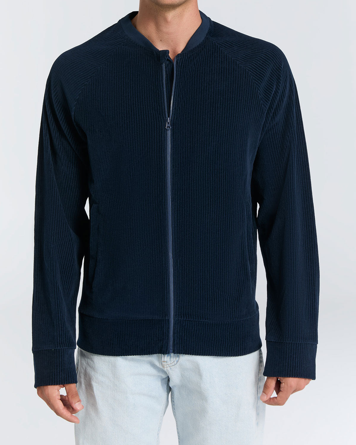 Leela Cotton Unisex Cord Baseballjacke Bio Baumwolle