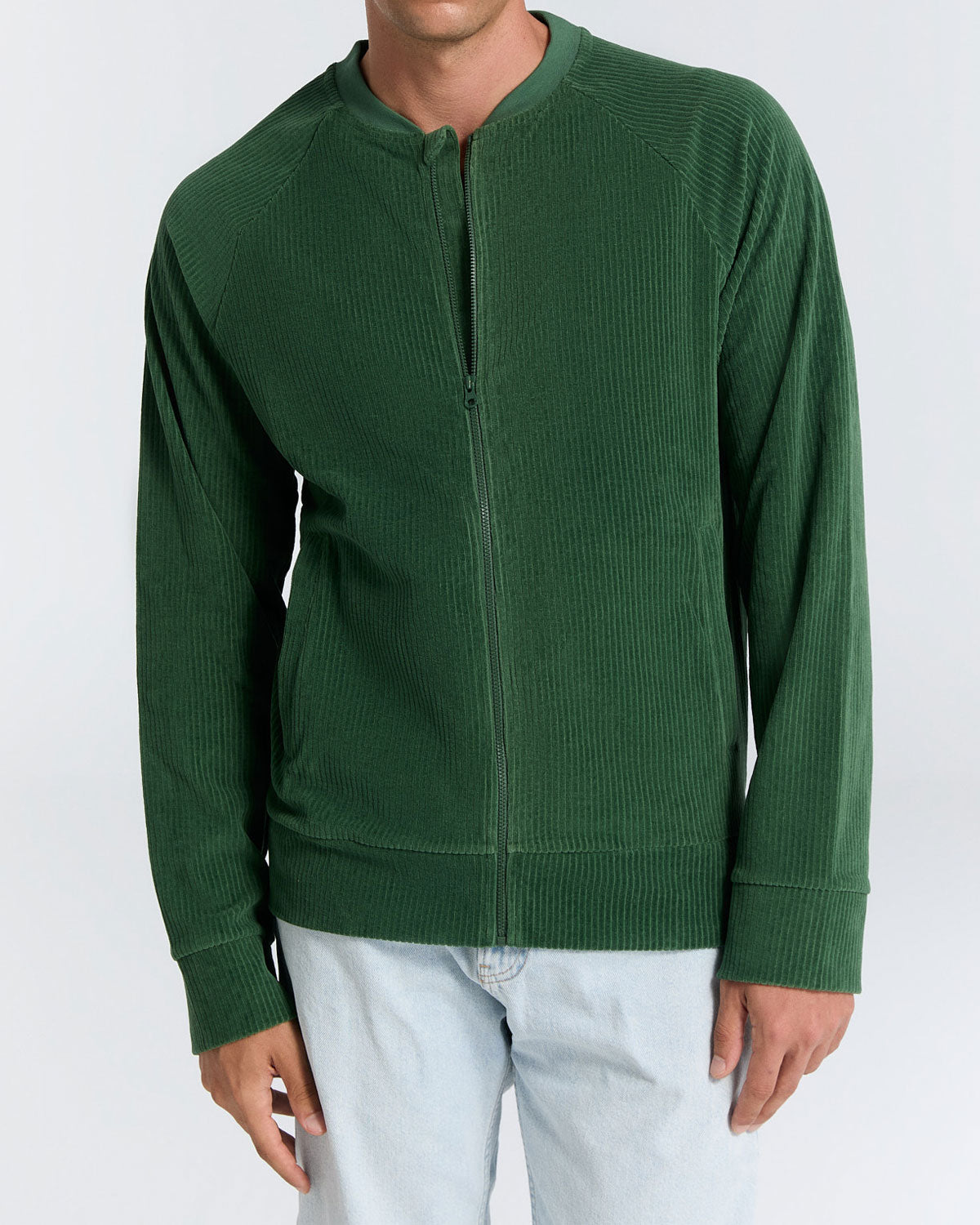 Leela Cotton Unisex Cord Baseballjacke Bio Baumwolle