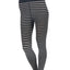 Damen Leggings geringelt Bio Baumwolle Elasthan