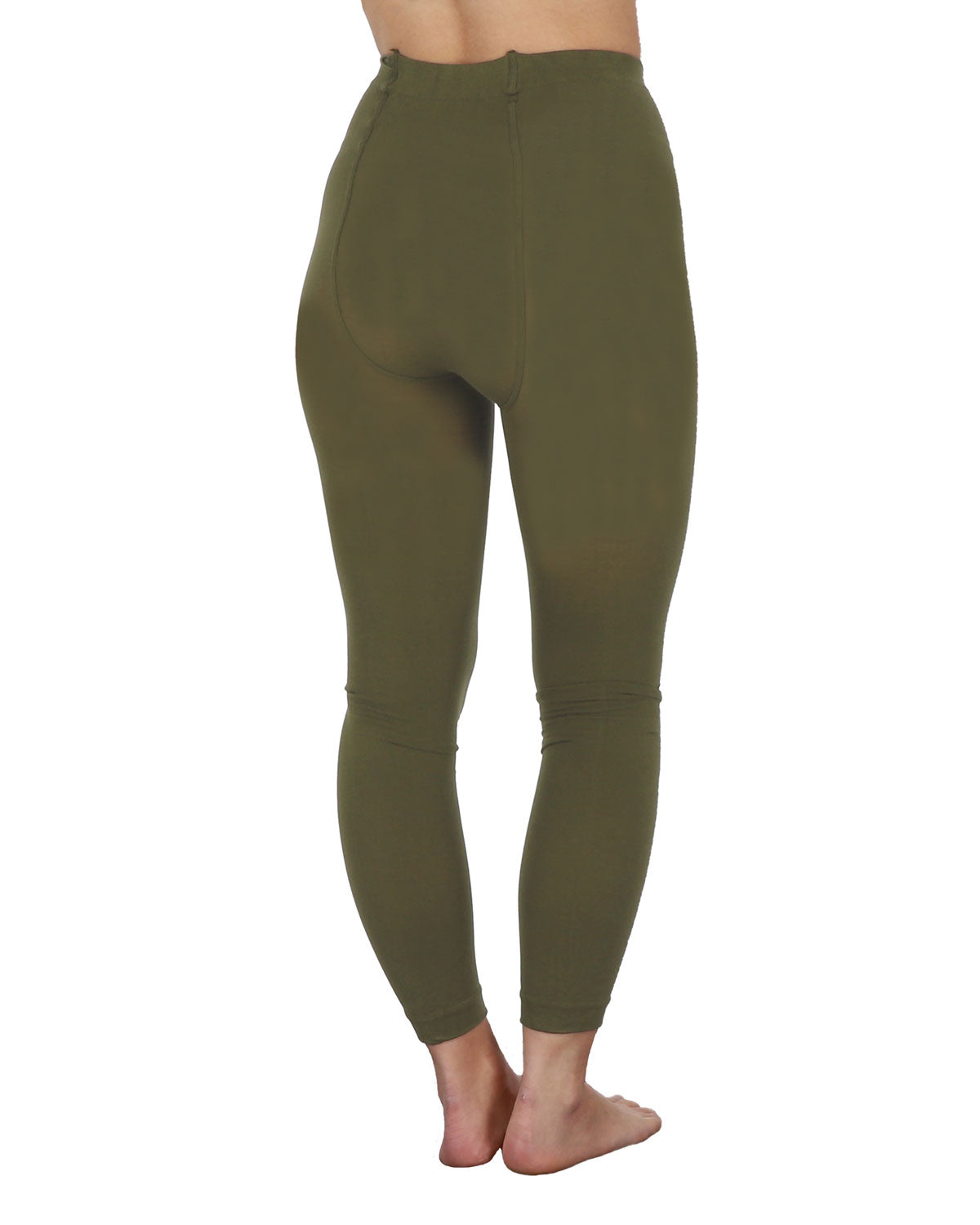 Damen Feinlegging blickdicht Bio Baumwolle mit Elasthan