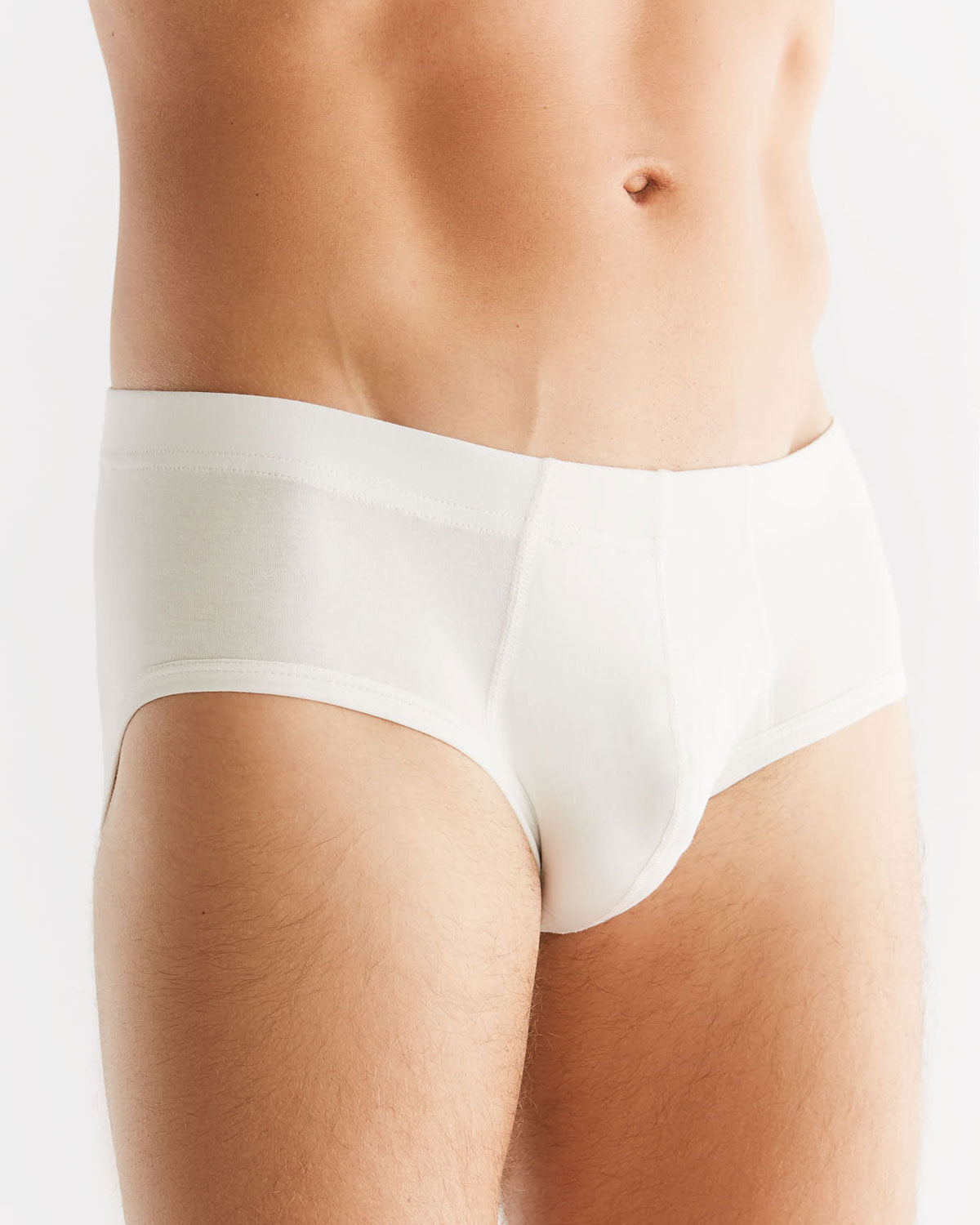 Albero Natur Herren Slip ohne Eingriff Baumwolle (Bio) Elasthan
