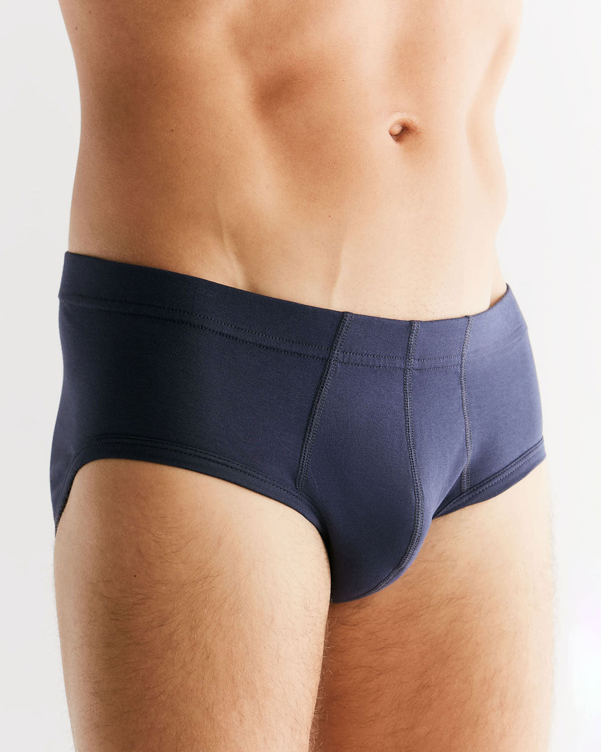 Albero Natur Herren Slip ohne Eingriff Baumwolle (Bio) Elasthan