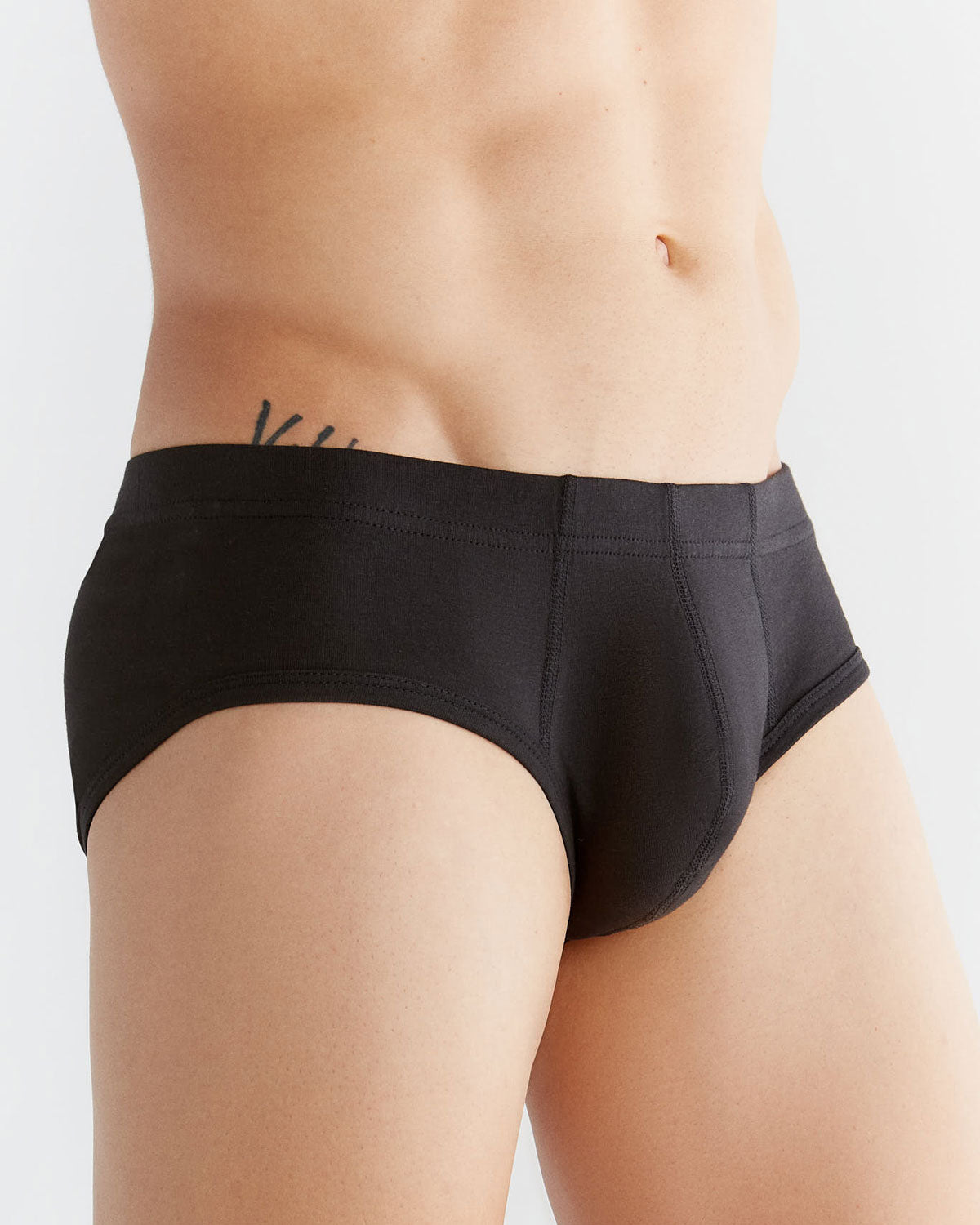 Albero Natur Herren Slip ohne Eingriff Baumwolle (Bio) Elasthan