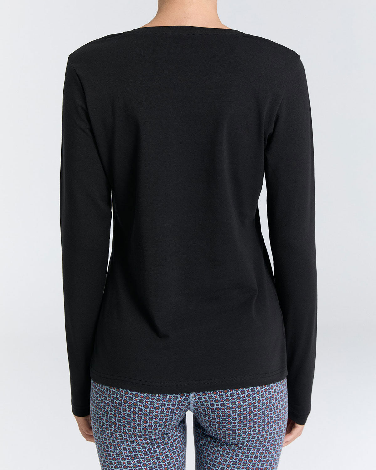 Leela Cotton Damen V-Neck Shirt Bio Baumwolle Elasthan